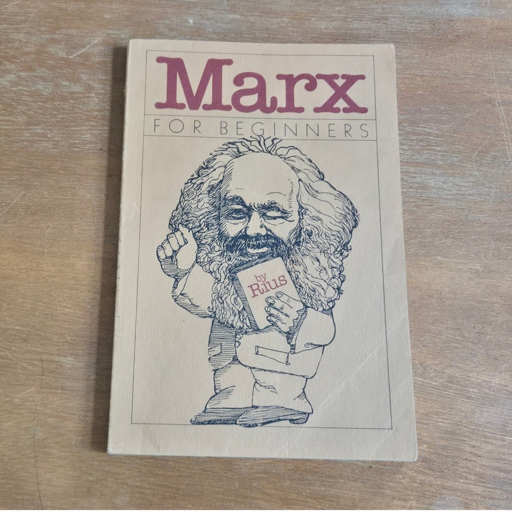 Pantheon Marx‎ for Beginners 1979 Rius Illustrated Philosophy Paperback book